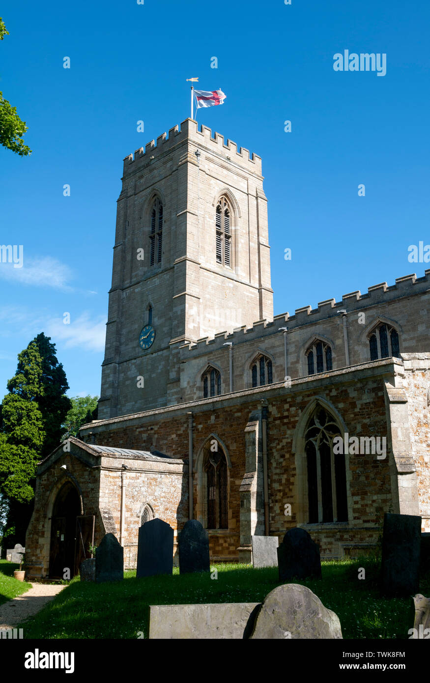 St. Peter`s Church, Church Langton, Leicestershire, England, UK Stock